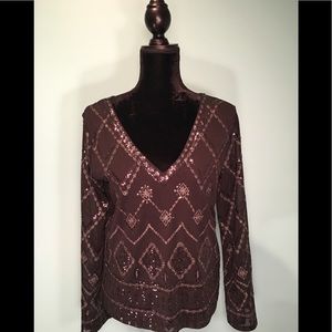 🆕 NWT Express Black Embellished Blouse  M